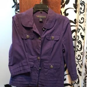 Purple blazer
